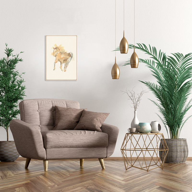 «Tan Rider 1» par Giselle Kelly, H 45,5 po x l 31,5 po