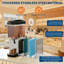 Distributeur de boissons commercial 18L - Machine à thé glacé et à jus, refroidissement rapide, facile à nettoyer, parfait pour les restaurants, les hôtels et les fêtes, 115 V