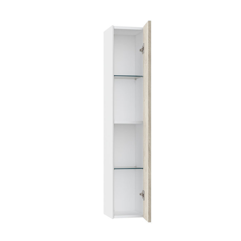 Dorcus Wall Linen Cabinet, Alaska Oak