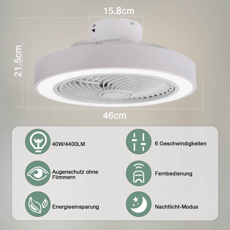 Ceiling Fan with LED Lights