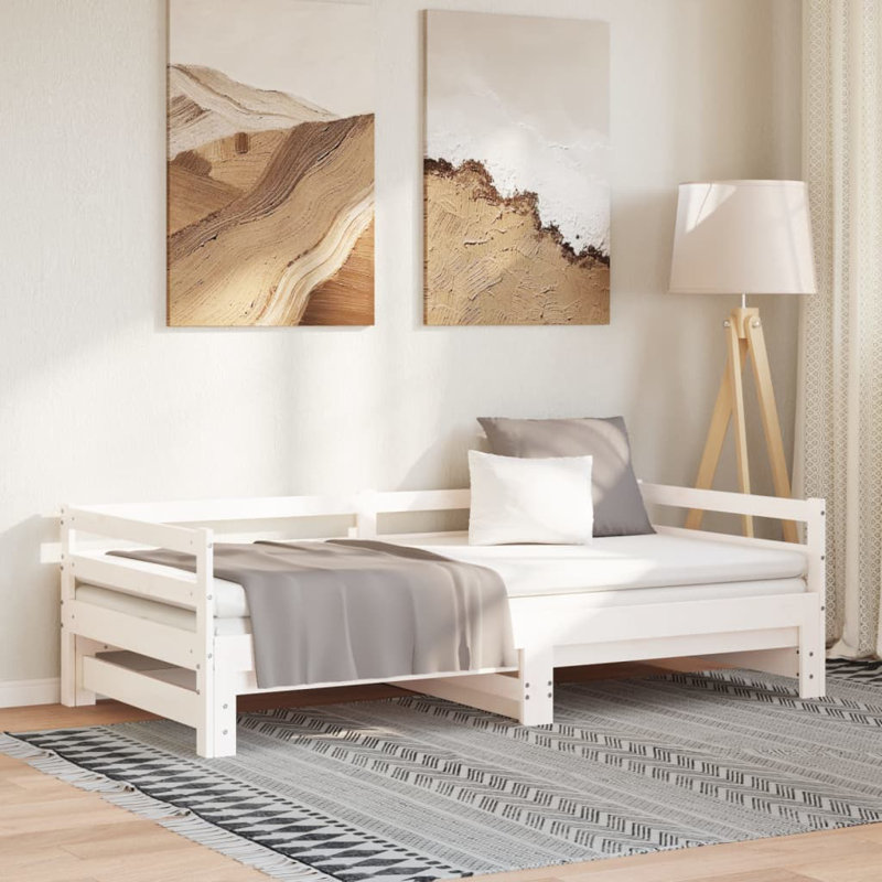 Ivri Bed Frame, 181 x 193.5cm, White