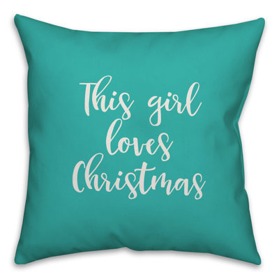  Coussin This Girl Loves Christmas