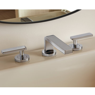 Vector Widespread Bathroom Faucet with Drain Assembly