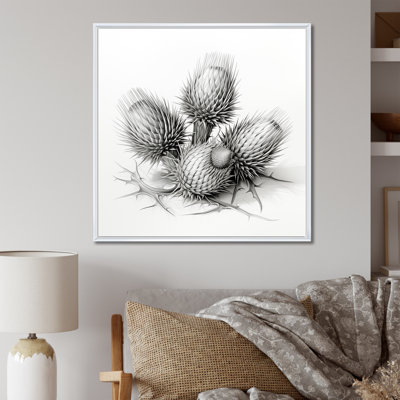 Fleurs de chardon - Art mural Thistle