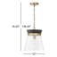 Luminaire suspendu cône 1 lumière Rossella