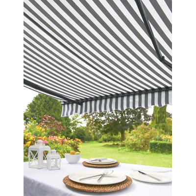 Aayisha Outdoor Cover Retractable Patio Awning