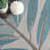 Tapis bleu sarcelle / ivoire Rowley