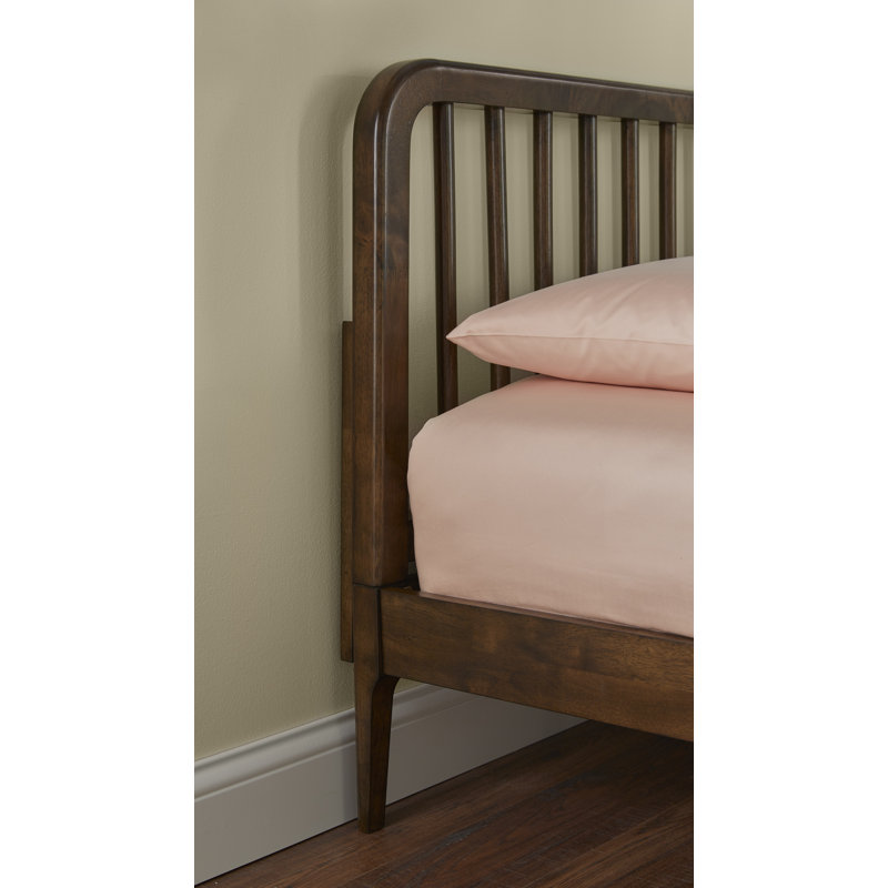 Bump Solid Wood Slat Bed