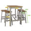 Lucian 4 - Person Pine Solid Wood Dining Set