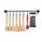 Steel Straight Wall Mounted Pot Rack-670160057