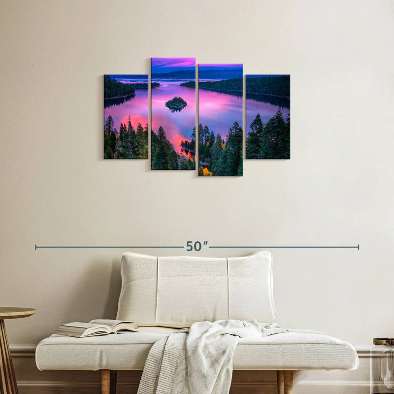 Alvord Pink Lake Tahoe, 22" H x 36" W