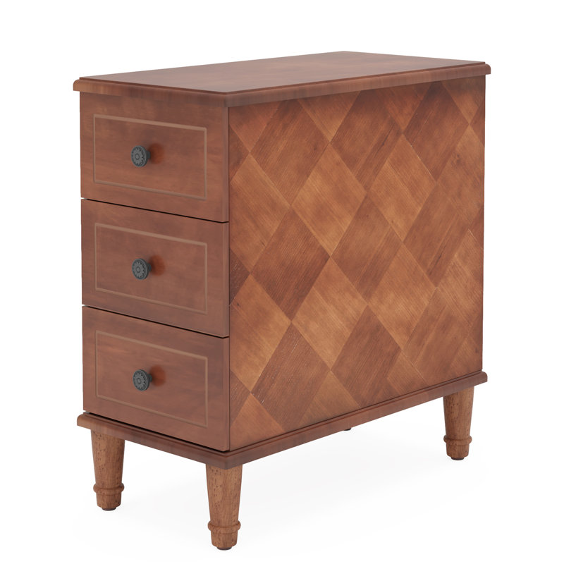 3-drawer End Table, No Assembly Required