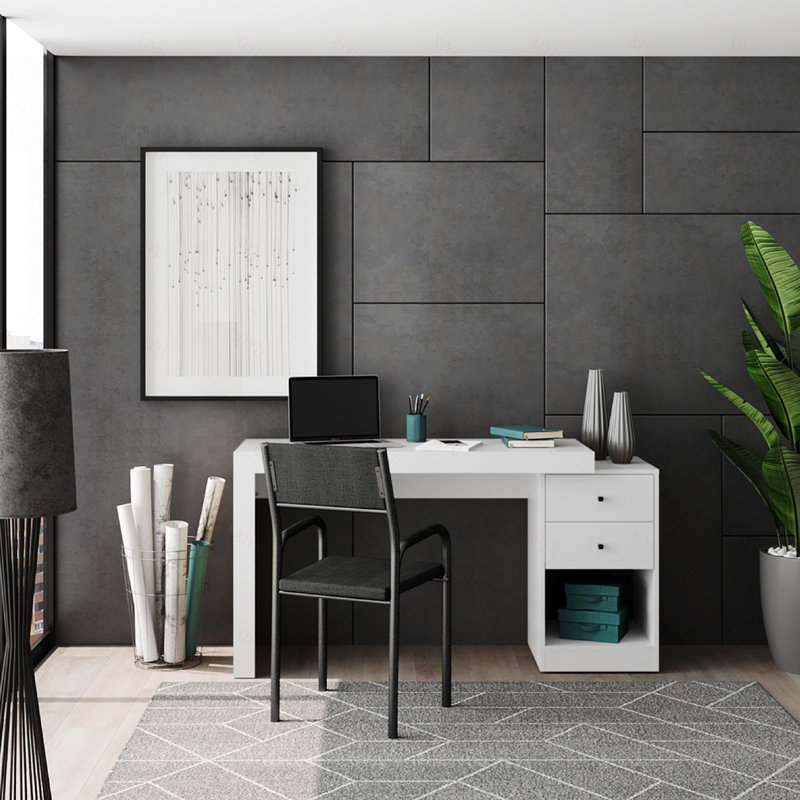 Bureau à domicile extensible, Blanc