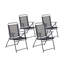 Mcgrane Folding Patio Dining Armchair with Cushion
