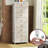8-drawer Chest Storage Tower Organizer Unit, Beige-1600128834