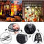 Lot de 5 nappes, chemins de table, foulards et abat-jours à motifs de chauves-souris pour l'Halloween (5 pièces)