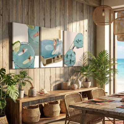 3 Piece Wrapped Canvas Print