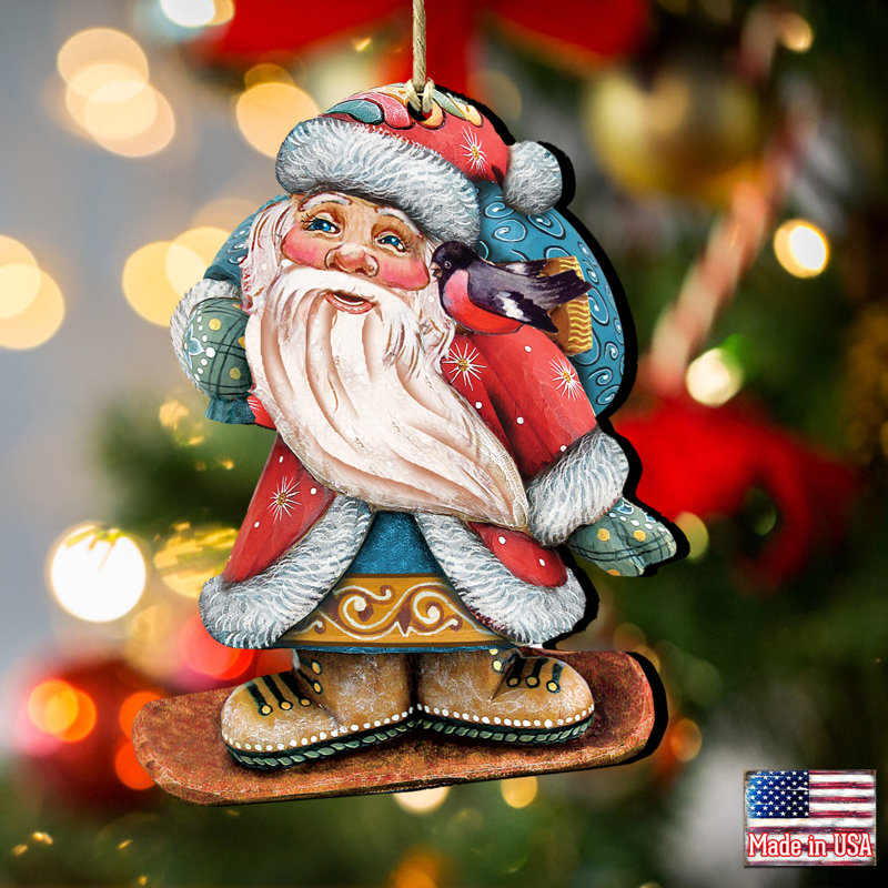 Christmas Decorative Accent, 5.5" H x 3.5" W x 0.5" D