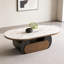 Table basse italienne de forme ovale