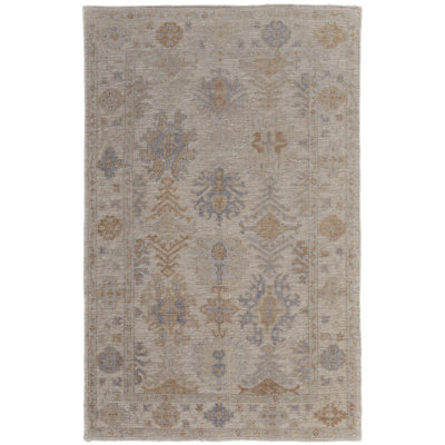 Wendover Transitional Oriental, Beige/Gray Area Rug