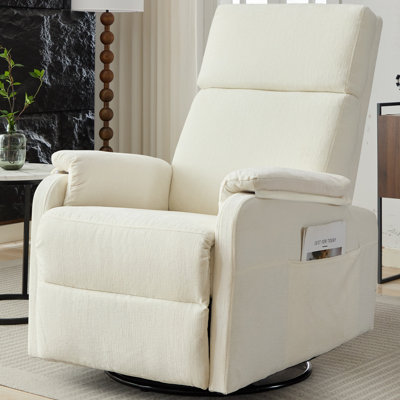 Fauteuil inclinable manuel KORSER, petit fauteuil inclinable pour petit espace, fauteuil inclinable manuel avec poche latérale, fauteuil inclinable pour le salon