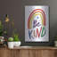 «Be Kind Rainbow» par Rachel Nieman, art mural en métal-294359456