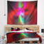 Tapisserie kaléidoscope en spirale abstract rouge-28495215