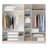 Datey XL Mirrored Sliding Door Wardrobe