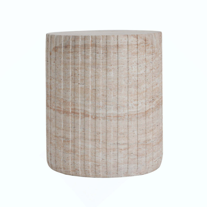 Outdoor/Indoor Lightweight Concrete Side Table