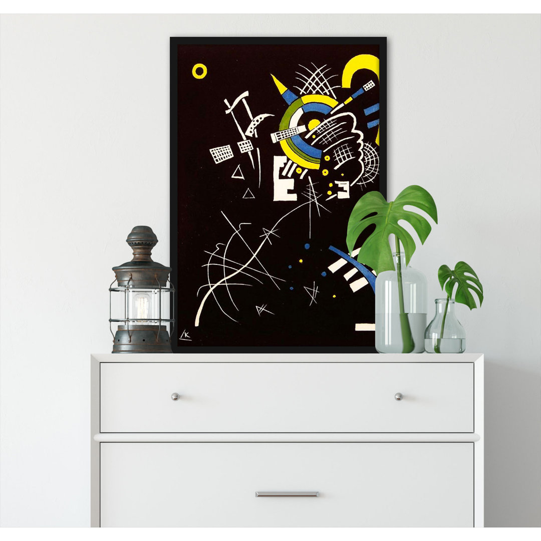 Gerahmter Grafikdruck "Small Worlds" von Wassily Kandinsky