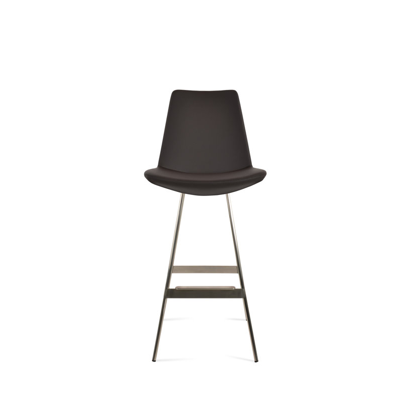 Eiffel Balat Stool, Brown, Stainless Steel