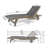 Chaise Lounge With Pull-Out Tray