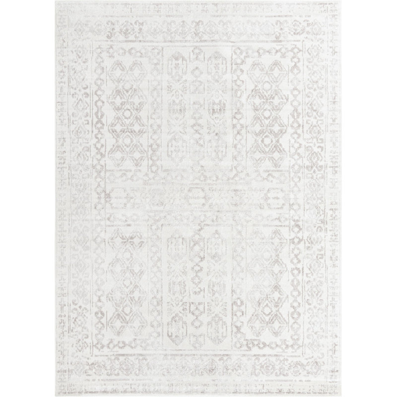 Micsunel Abstract Indoor Rug, Rectangle 9' x 12'