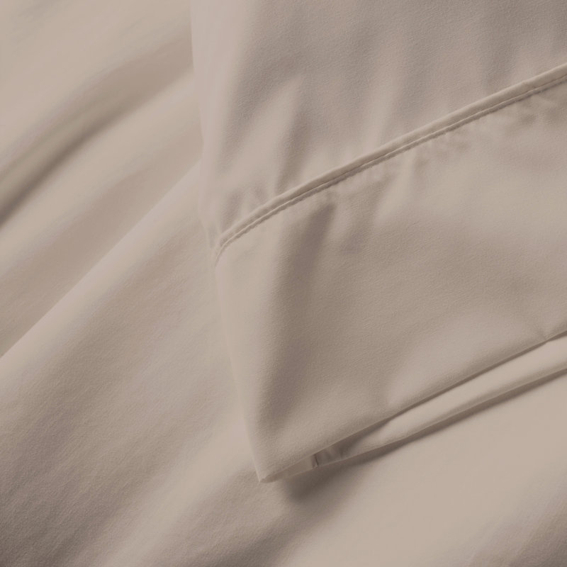 Taie d'oreiller classique éternelle, Taie d'oreiller taille très grand, Taupe