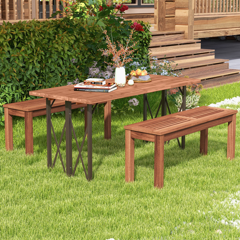 Amechi Outdoor Bench