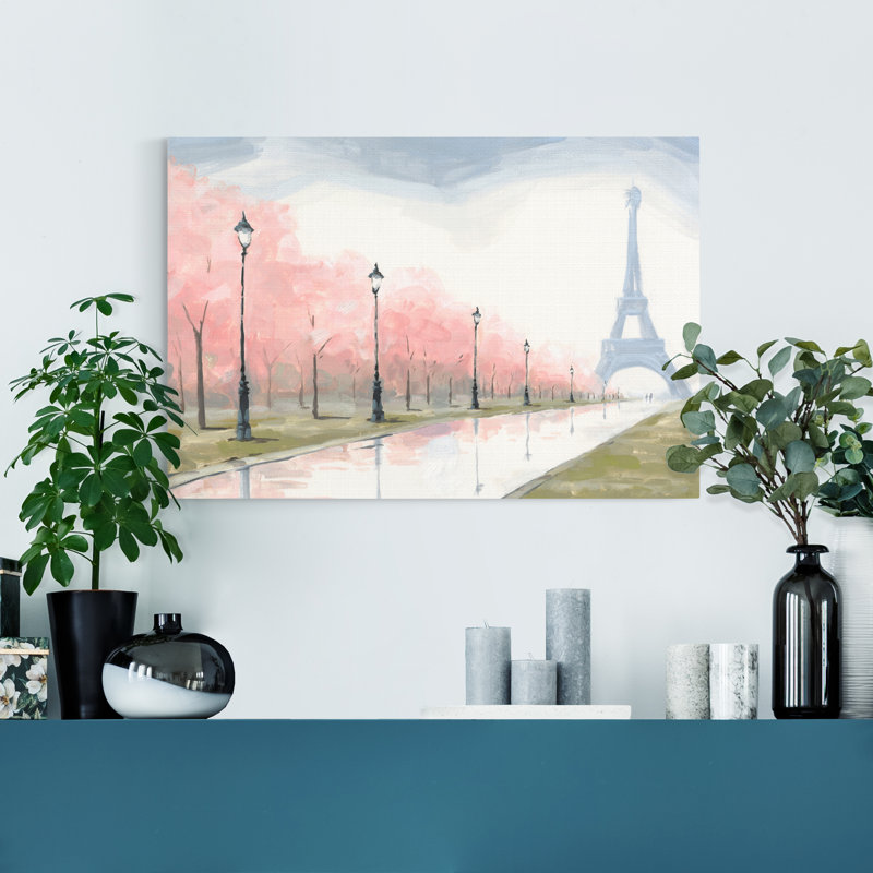 Paris au Printemps I - reproduction sur toile, H 36 po x l 24 po x P 1 po
