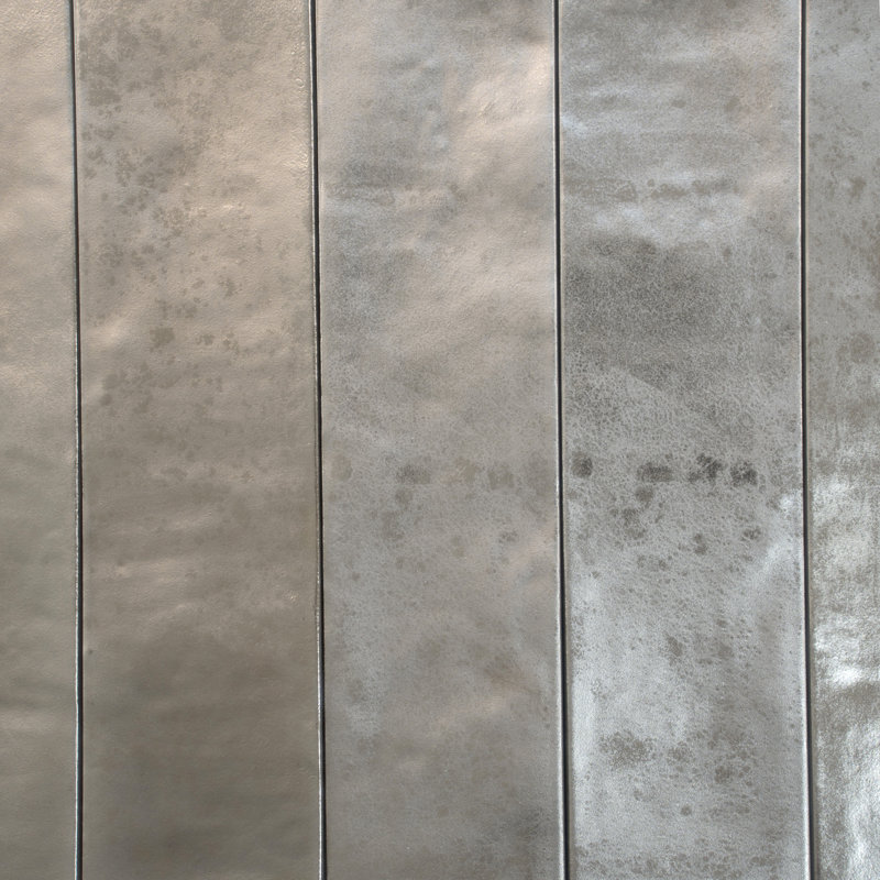 Bravura 2.5 X 10 In. Matte Ceramic Subway Wall Tile (5.06 Sq Ft/Case) - 30 Pack, Deep Gray