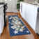 Machine Washable Indoor/Outdoor Christmas Presents Xhevrie Navy Rug