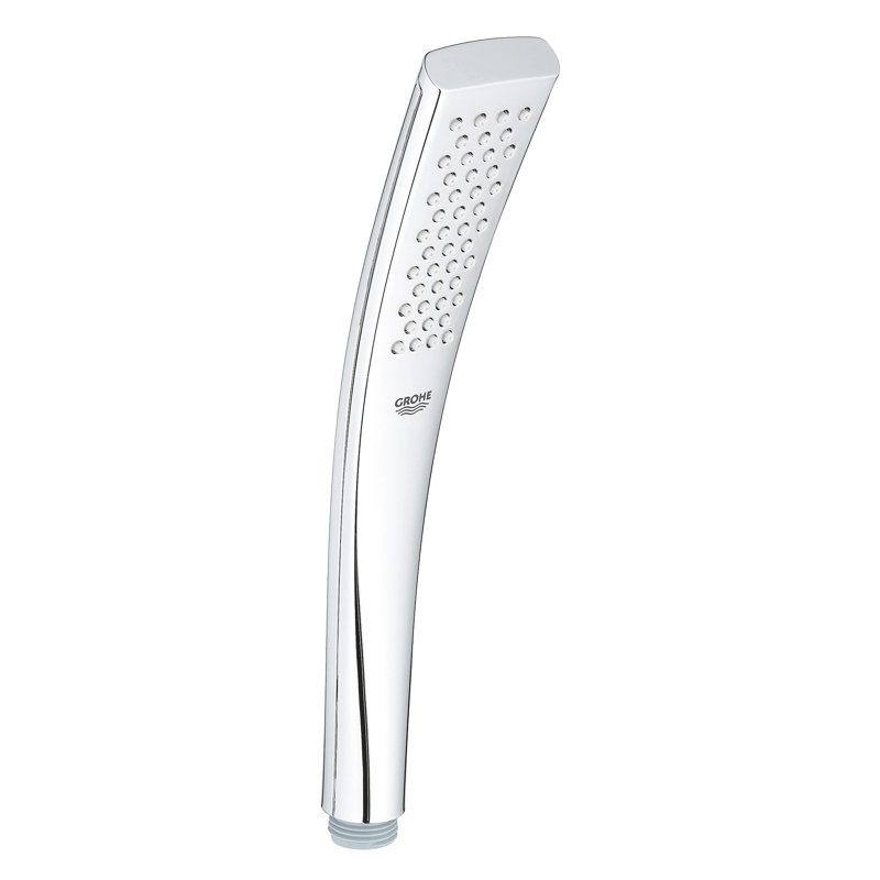 Pomme de douche à main standard Veris avec buses SpeedClean et DreamSpray, Blanc lune