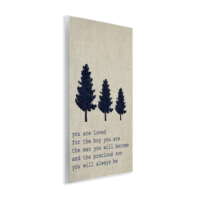 «You Are Loved Son Trees», art textuel