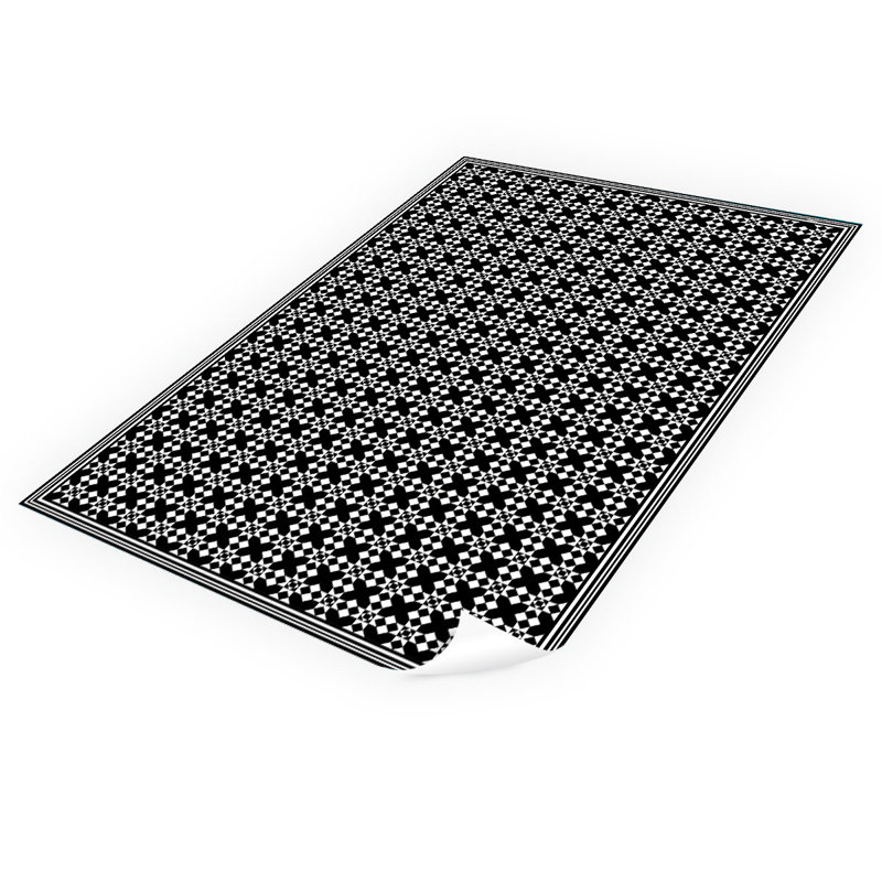 Pradnya Non-Slip Geometric Indoor Doormat, 203 x 136 cm
