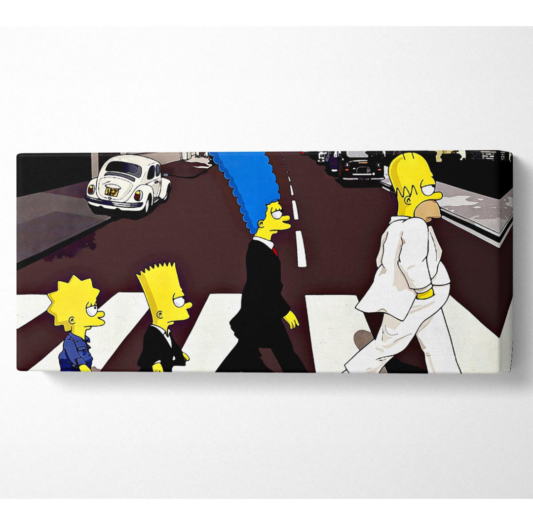 Simpsons Abbey Road - Druck