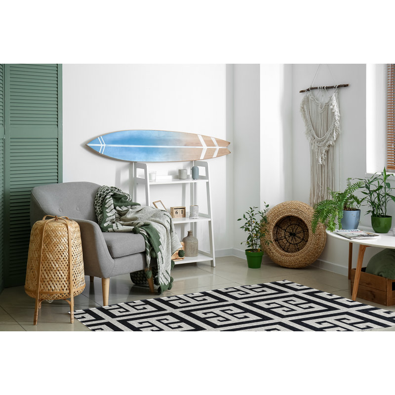 Subline Chenille Geometric Indoor Rug, Rectangle 4' x 6'