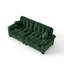Canapé moderne plissé en chenille à 3 places 94 po Modern-136556448
