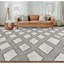 Linen Geometric Area Rug-1462044747