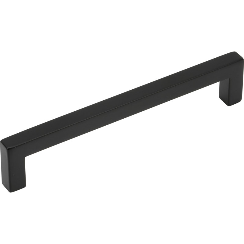 Square 5 1/16" Center Bar Pull Multipack, Matte Black