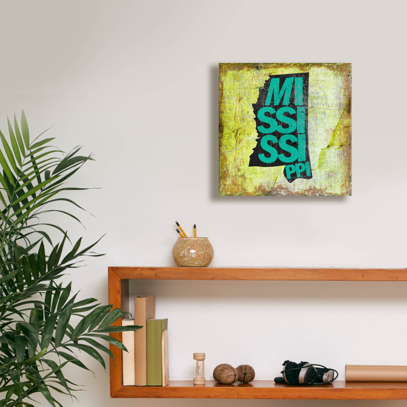 «Mississippi» par Art Licensing Studio, art mural sur toile