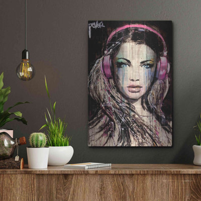 «DJ» par Loui Jover, art mural en métal