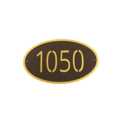 Plaque d'adresse sur 2 lignes