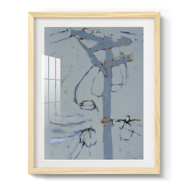 Canne Garden, reproduction encadrée, Papier encadré naturel, Blanc